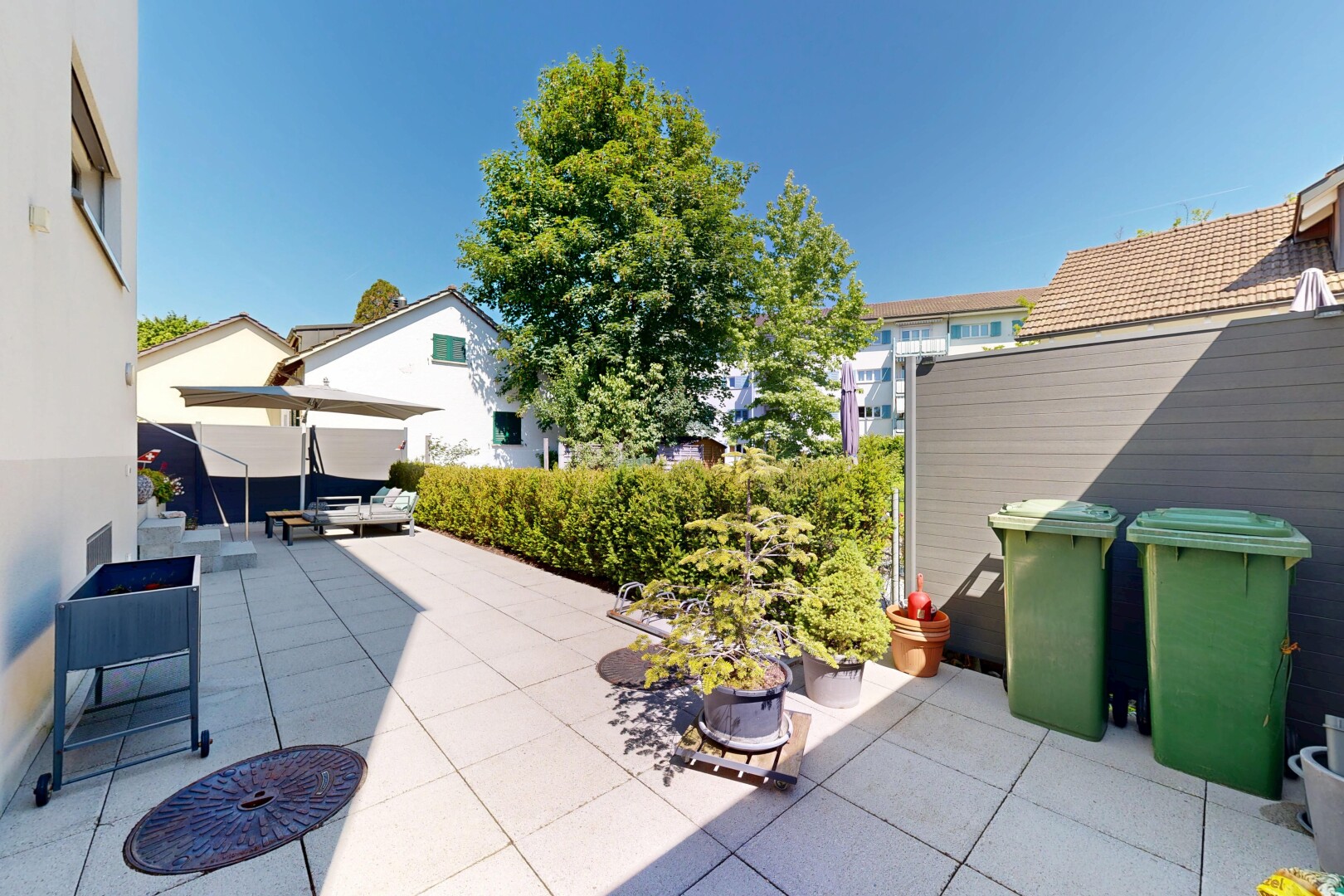 terrasse mit day time und terrasse