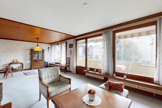 wohn- / esszimmer mit inside property, teppich, carpet, natürliches licht, und natural light