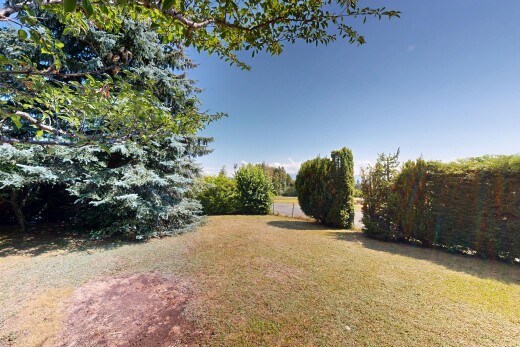 jardin avec day time, pelouse, et clôture