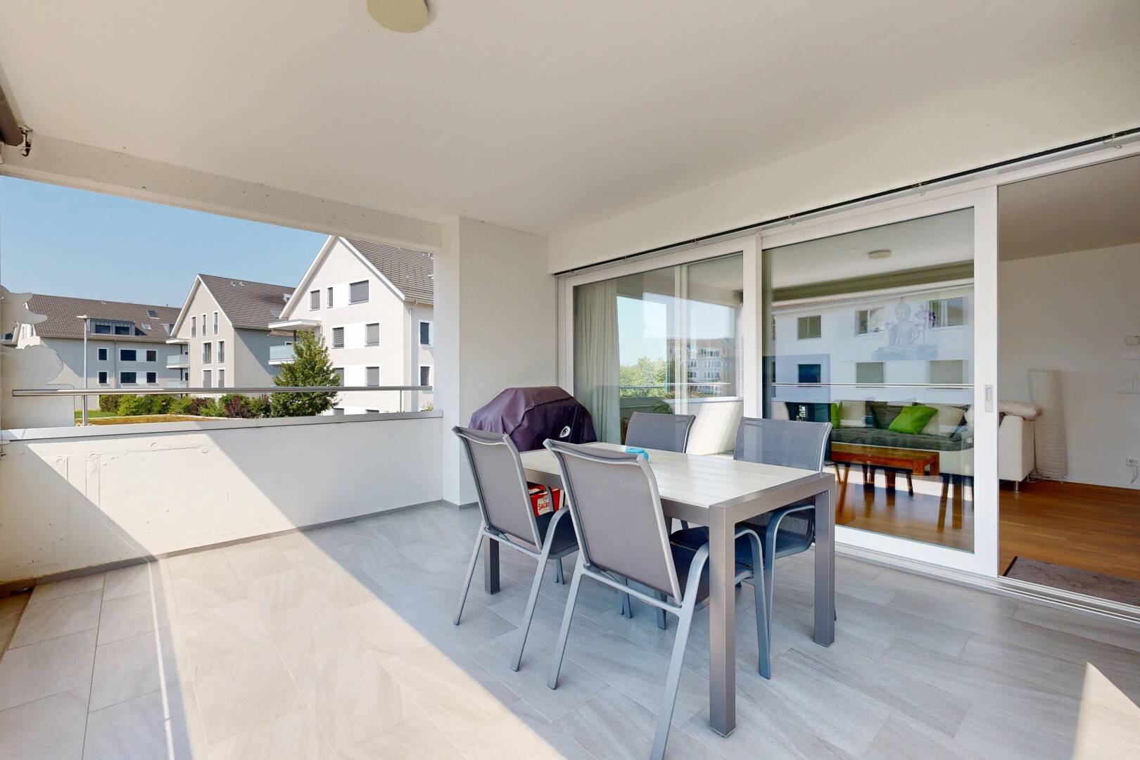terrasse mit day time, grill, essbereich im freien, und terrasse