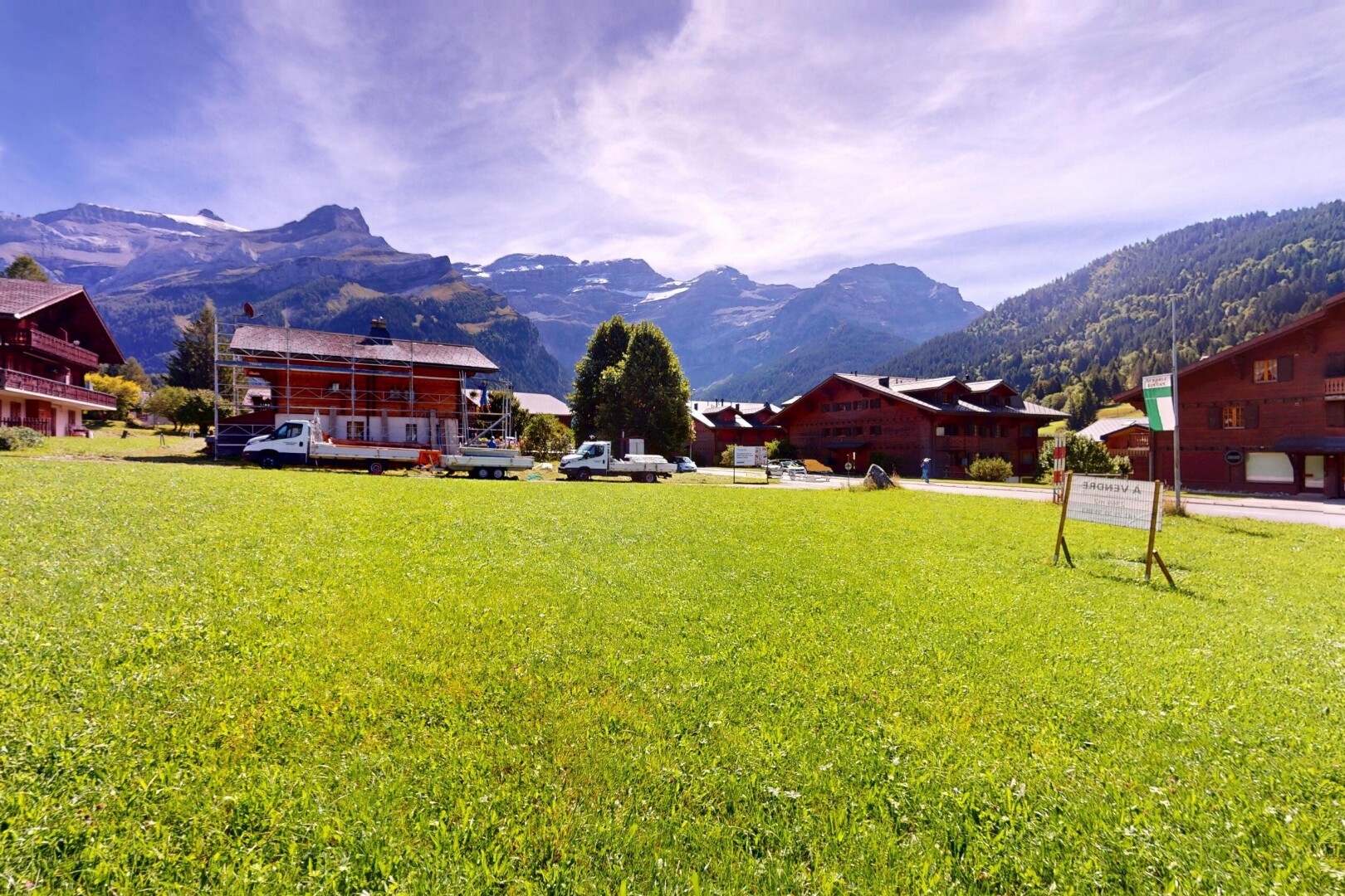 view of mountain background