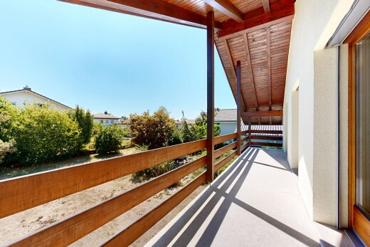 balkon mit balkon, from property, day time, und view focus