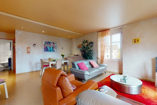 salon avec lumière naturelle