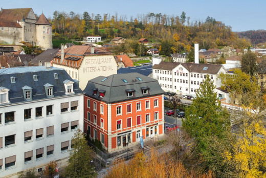 blick auf die vogelperspektive