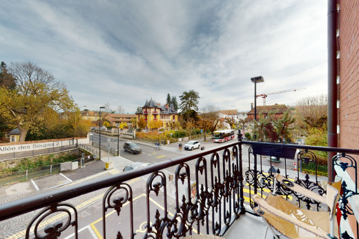 blick auf den balkon