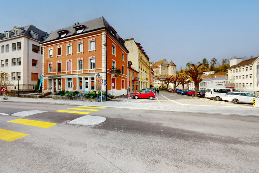 blick auf den bau von äußeren