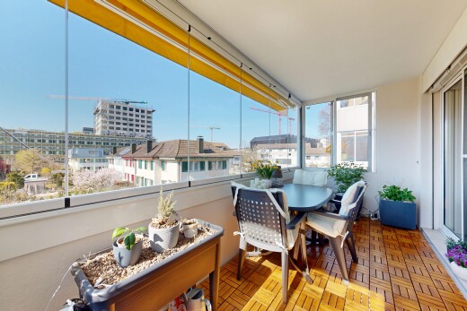 terrasse mit wintergarten, day time, from property, und balkon
