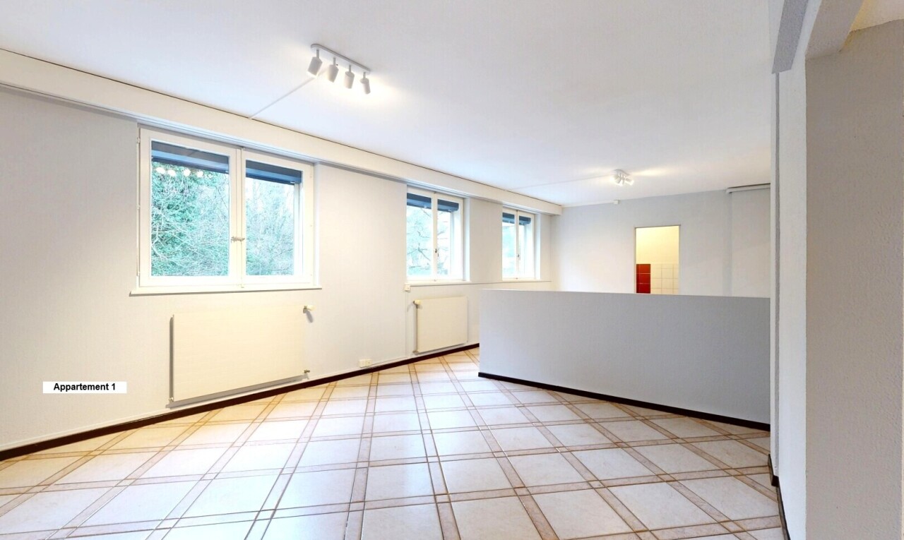 pièce vide avec lumière naturelle, natural light, cloison sèche, drywall, et inside property