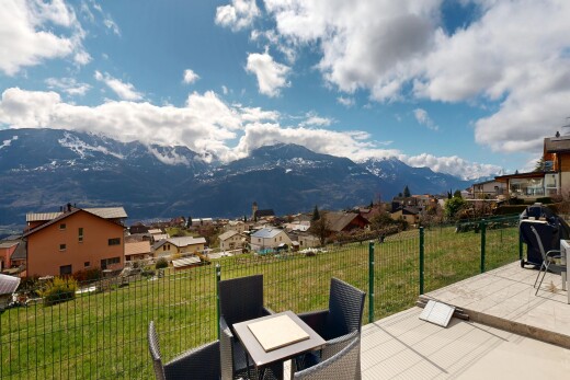 blick auf die berge mit blick auf die berge, mountain view, from property, day time, und wohngebietblick