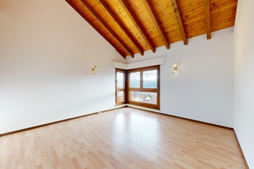 leerer raum mit high ceiling, hohe decke, wood finish floor, holzfußboden, und inside property