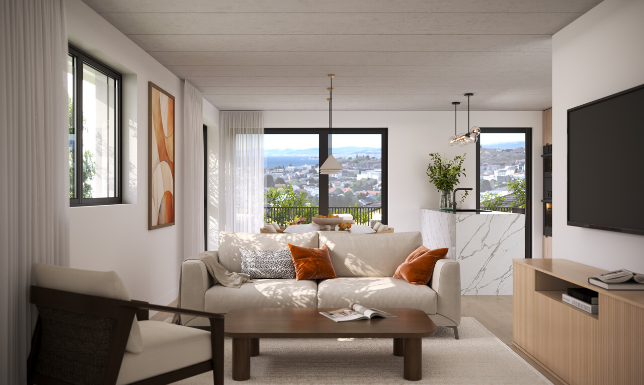 view of living area
