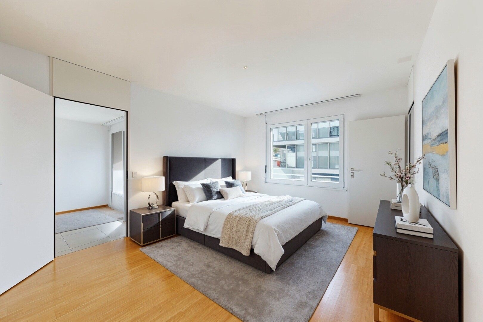 room featuring light wood-style floors