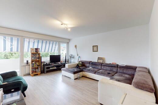 wohnzimmer mit natural light, natürliches licht, wood finish floor, holzfußboden, und inside property