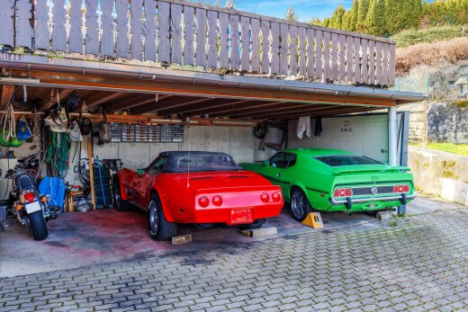 parken mit day time und carport