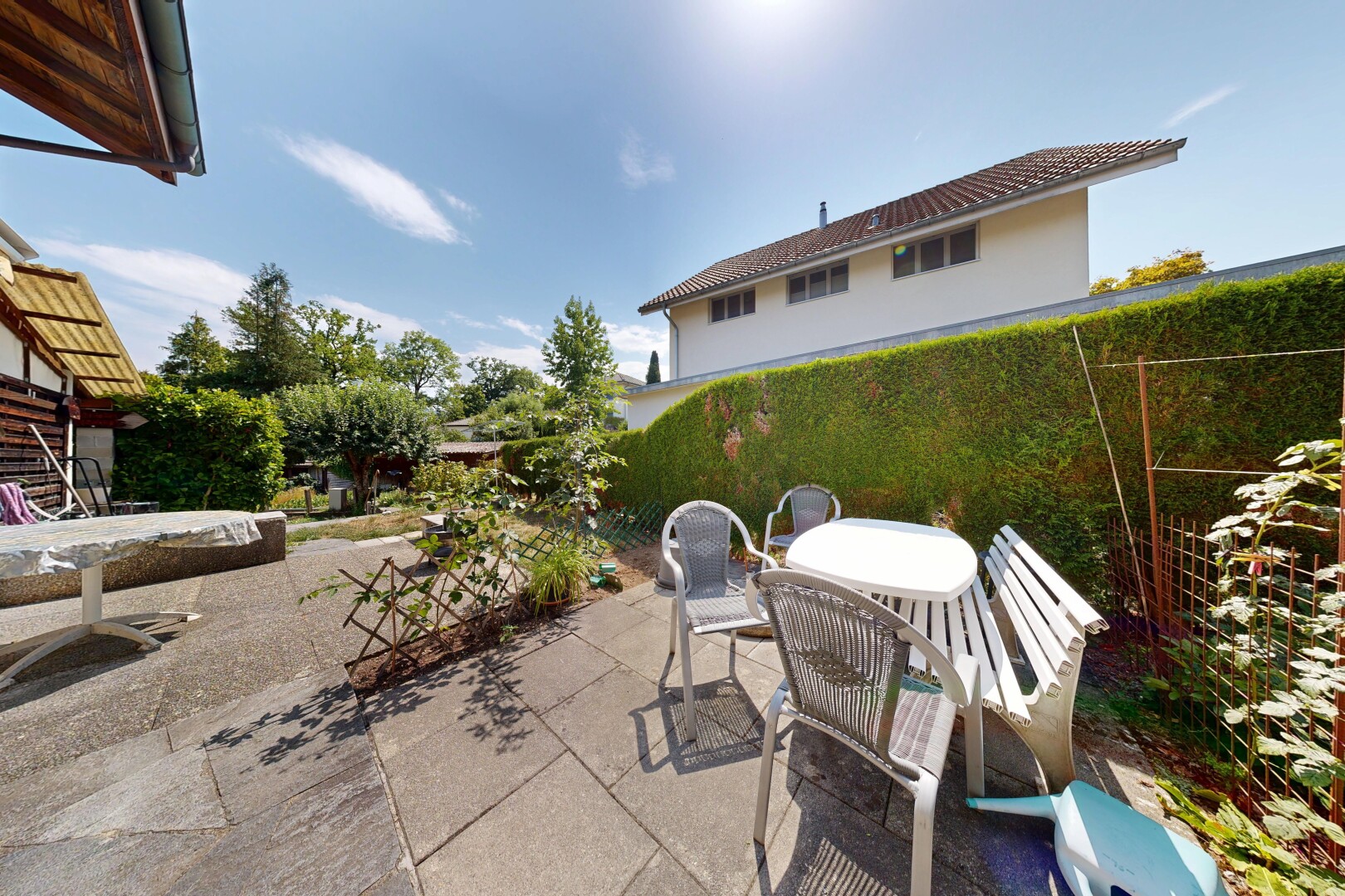 terrasse mit terrasse, day time, from property, und essbereich im freien