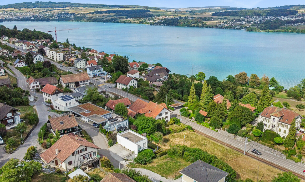 seesicht mit seesicht, water view, day time, aerial view, und wohngebietblick