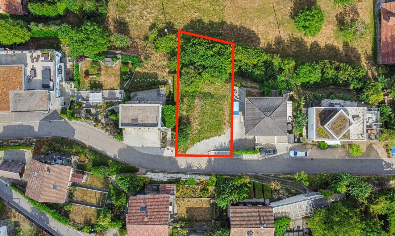 lage auf der karte mit property lines