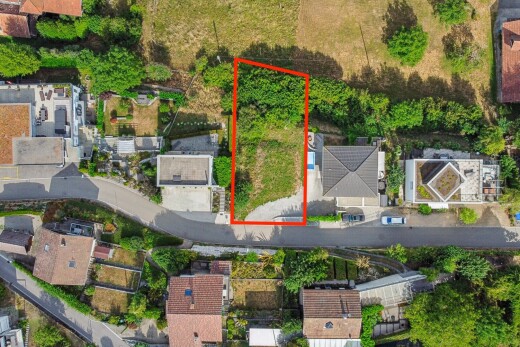 lage auf der karte mit property lines