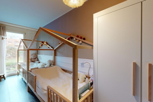 chambre avec lumière naturelle, natural light, inside property, cloison sèche, et drywall