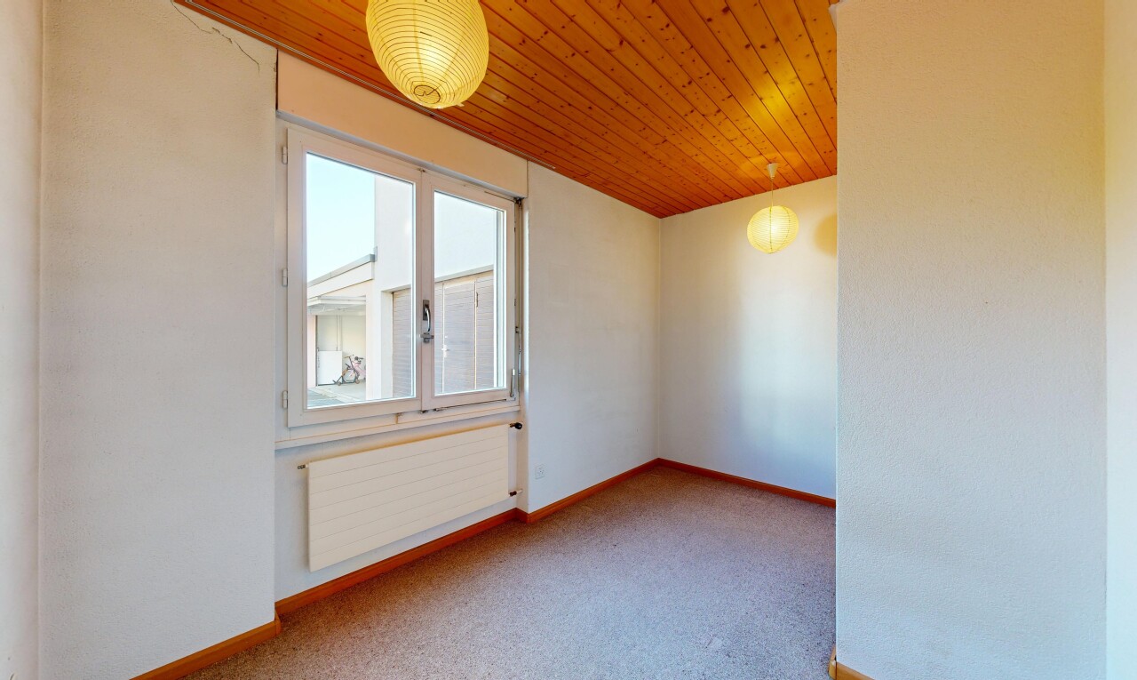 pièce vide avec radiateur, carpet, moquette, natural light, et lumière naturelle