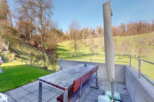 terrace with a patio area