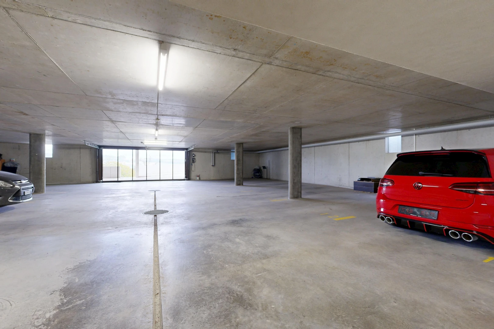 parken mit parkgarage und inside community