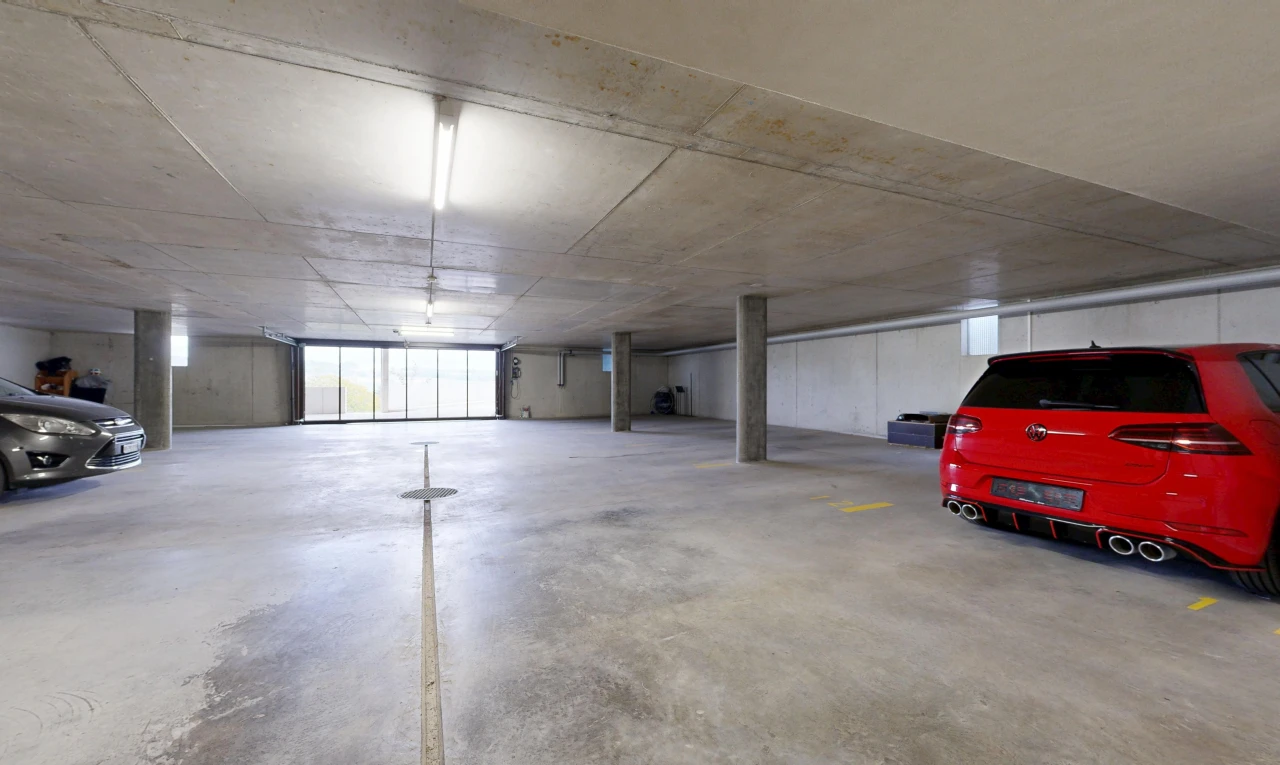 parken mit parkgarage und inside community