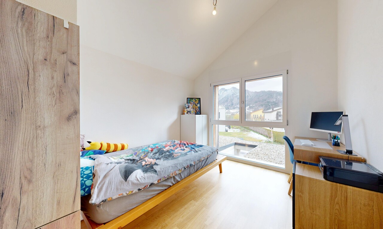 chambre avec inside property, lumière naturelle, natural light, cloison sèche, et drywall