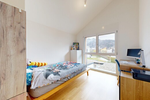 chambre avec inside property, lumière naturelle, natural light, cloison sèche, et drywall