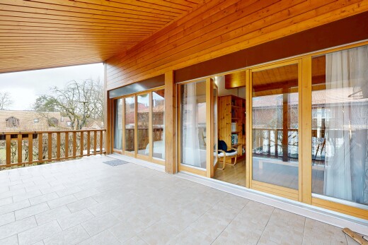 terrasse avec terrasse et overcast