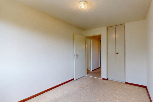 leerer raum mit kleiderschrank, teppich, carpet, gipskartonwand, und drywall
