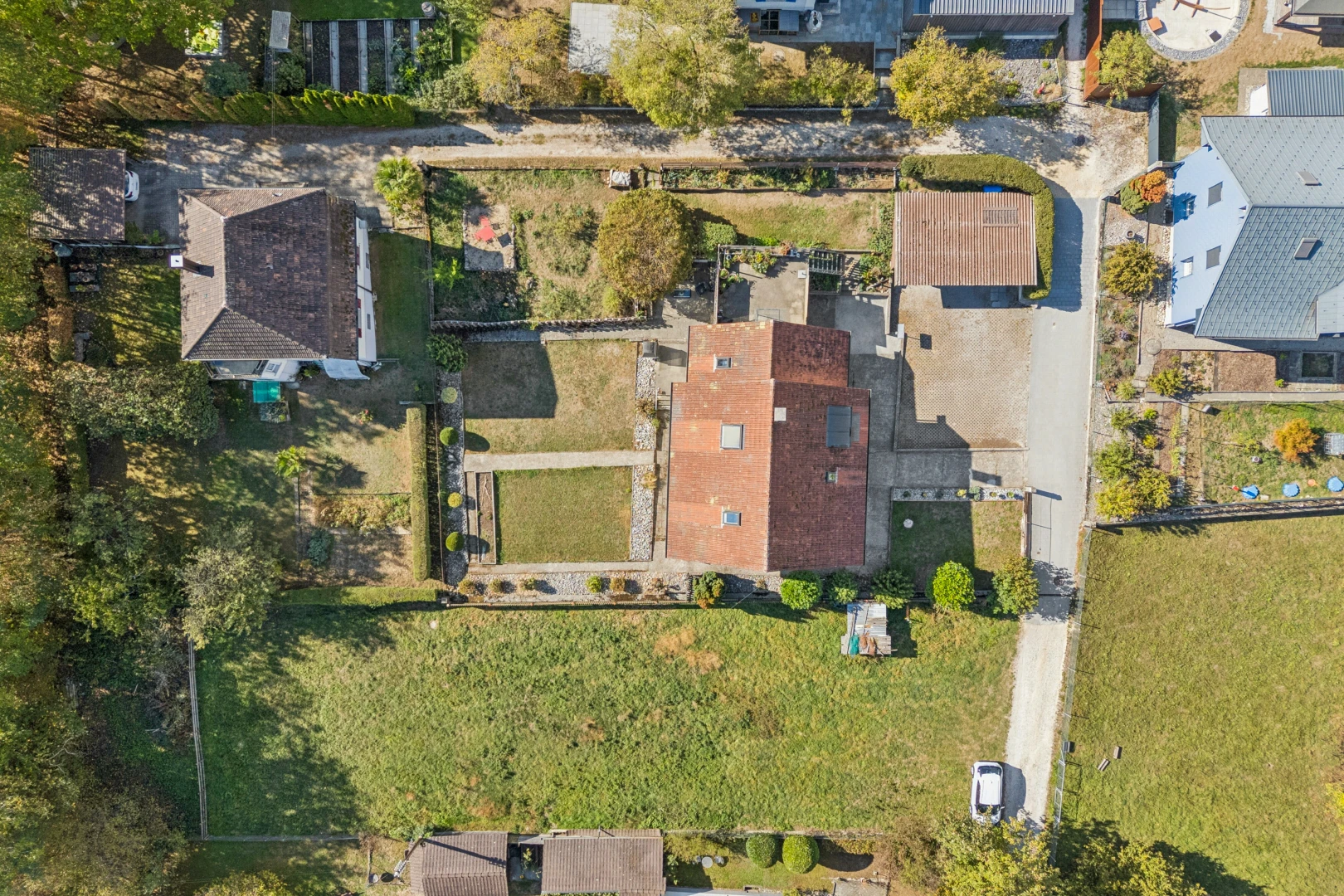 aerial overview of property's location