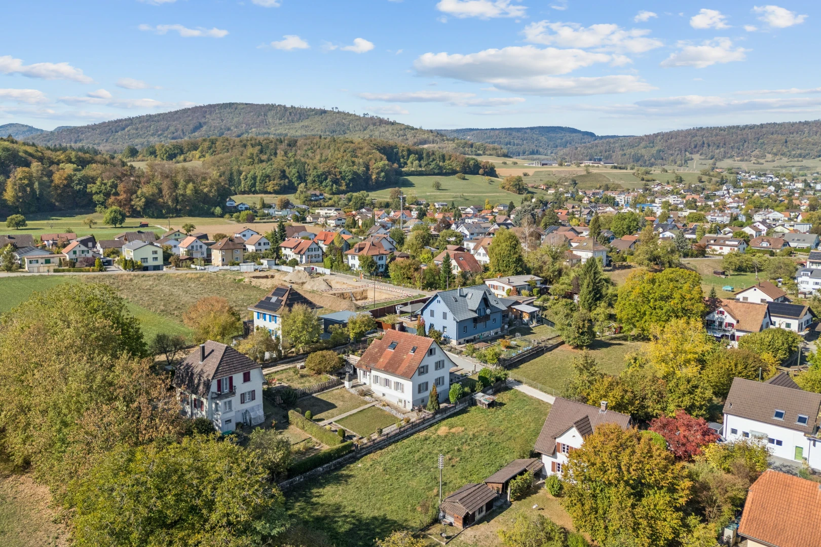 mountain view with nearby suburban area