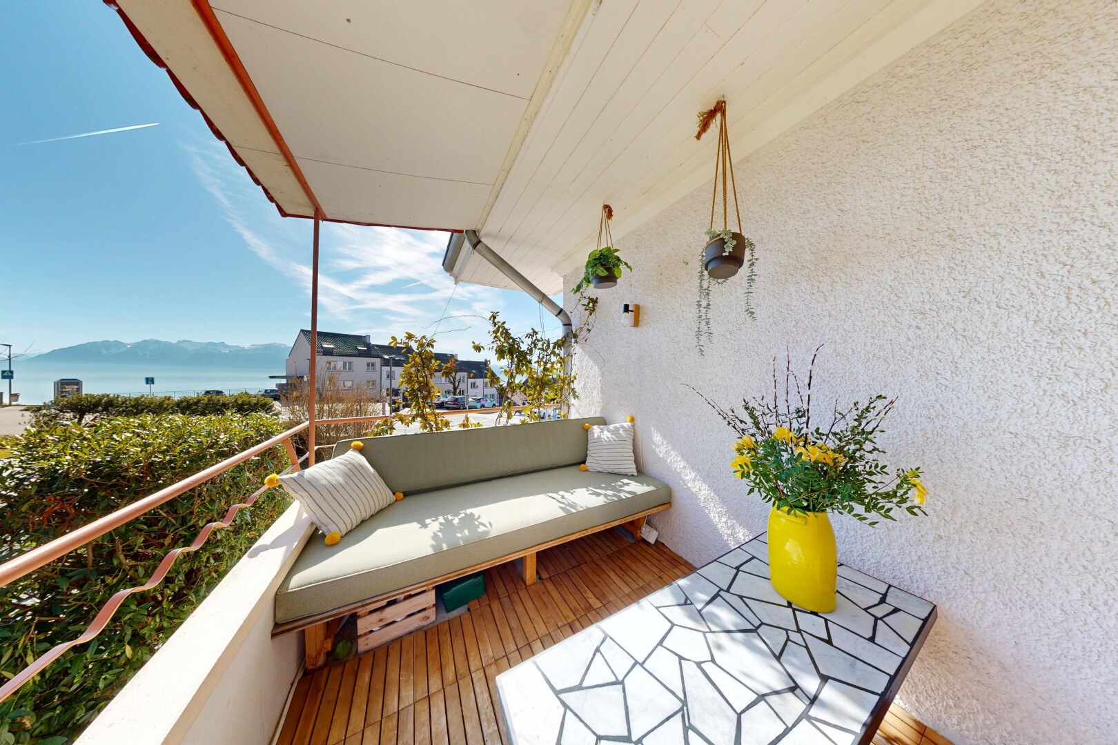 terrasse avec from property, balcon, et day time