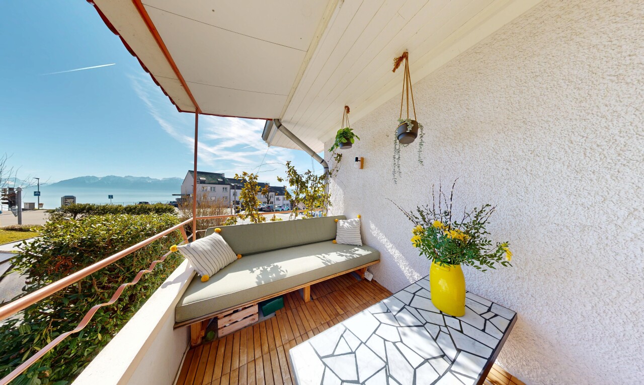 terrasse avec from property, balcon, et day time