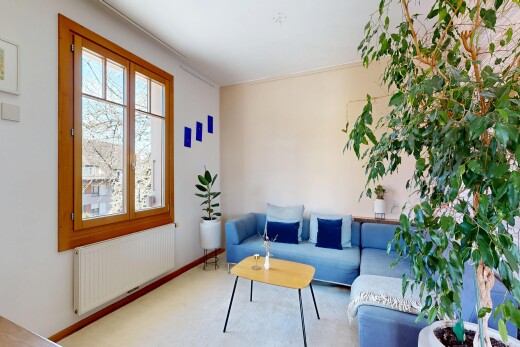 salon avec radiateur, cloison sèche, drywall, moquette, et carpet