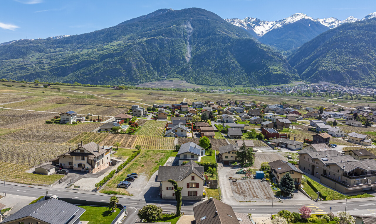 blick auf die berge mit day time, blick auf die berge, mountain view, aerial view, und wohngebietblick