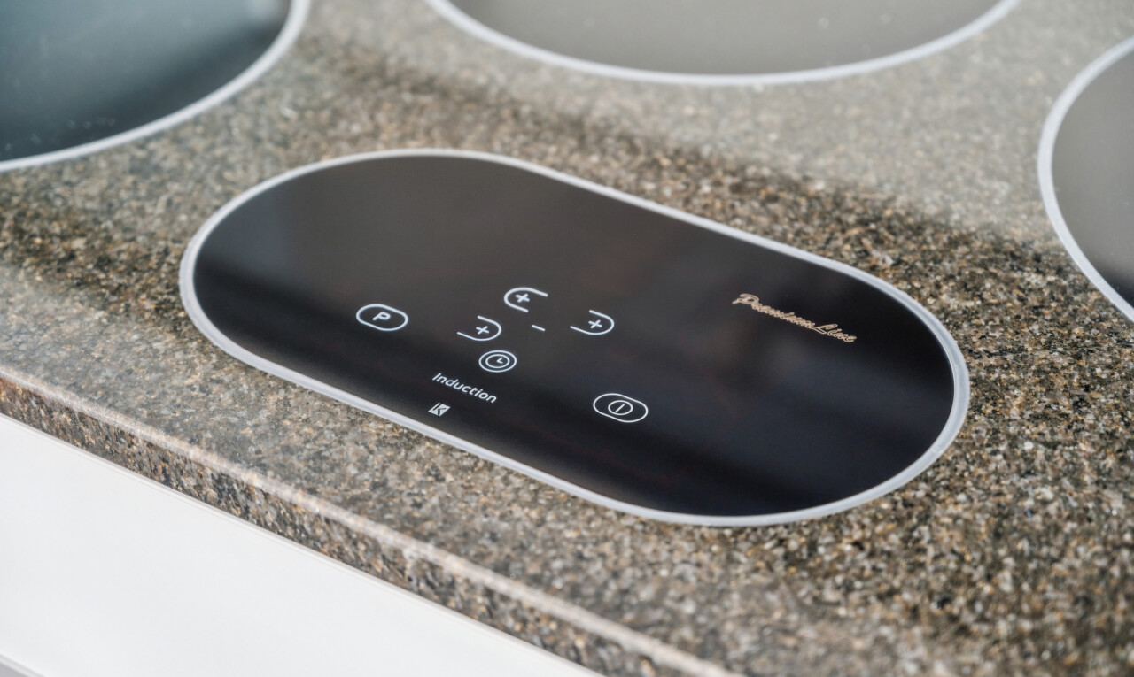 detailed view of stovetop