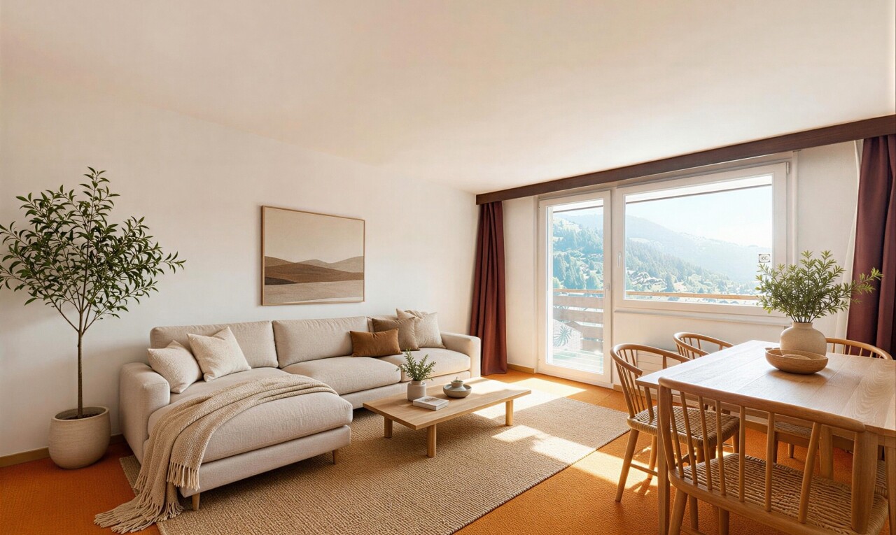 room / bedroom with light carpet