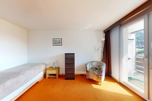 room featuring access to outside