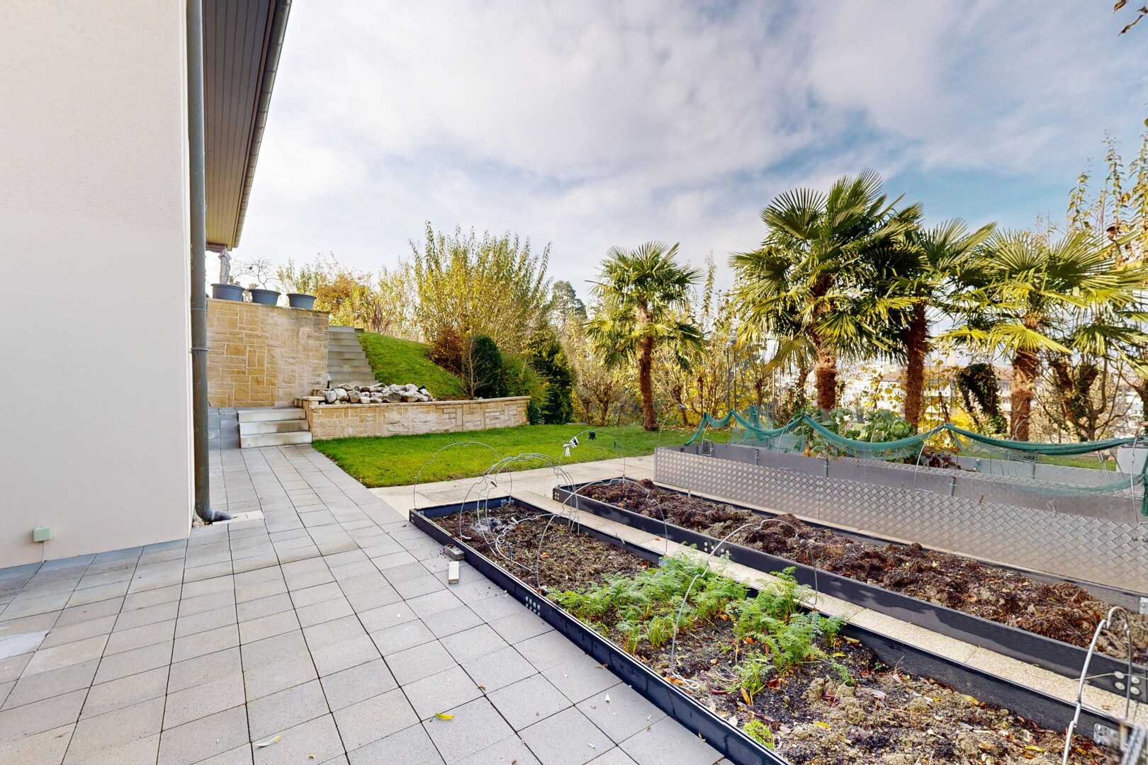 terrasse avec jardin, from property, day time, et terrasse