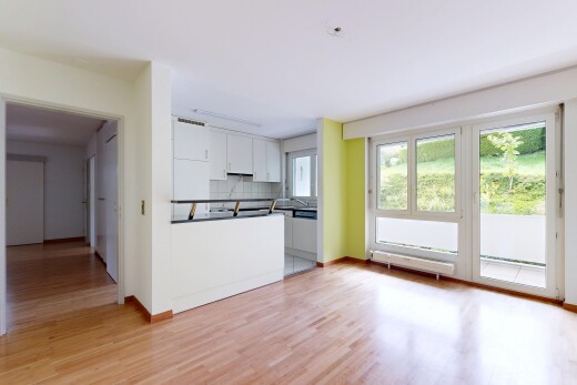 küche mit küchenrückwand beim Herd, küchenrückwand beim herd, weiße schränke, natural light, und natürliches licht