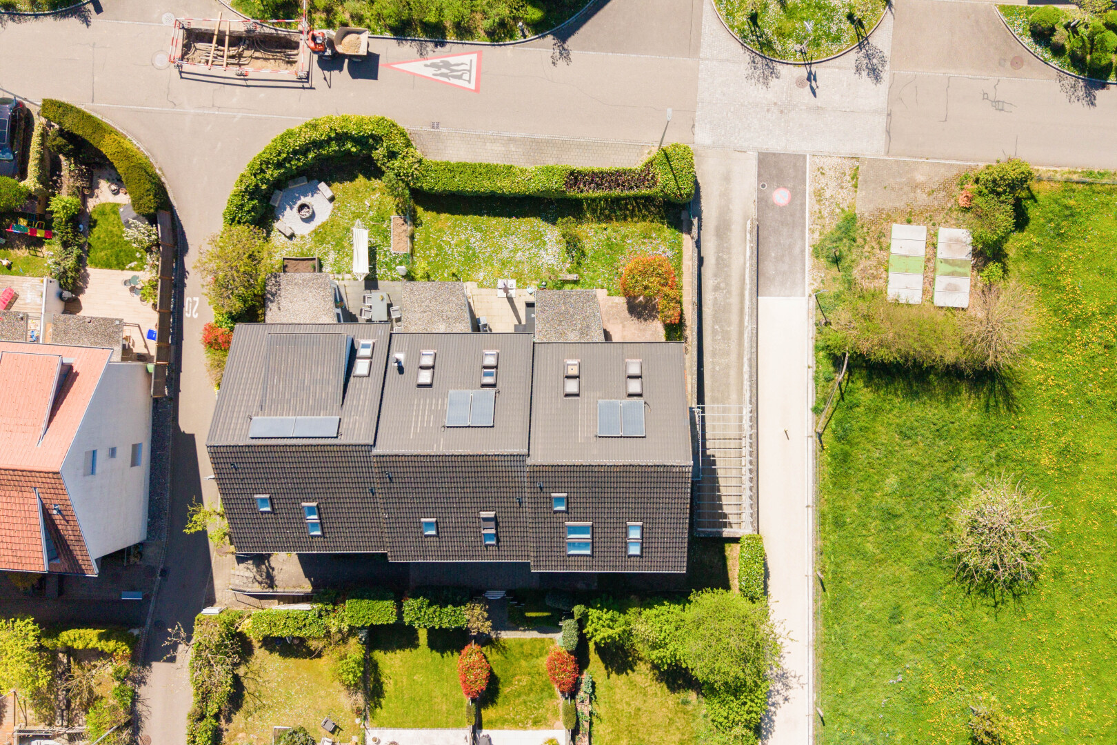 außenansicht mit aerial view