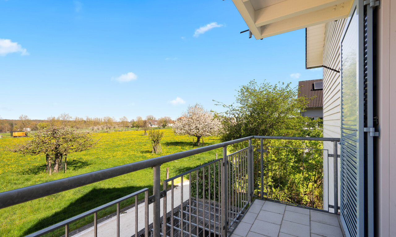 balcon avec balcon, day time, from property, vue rurale, et rural view
