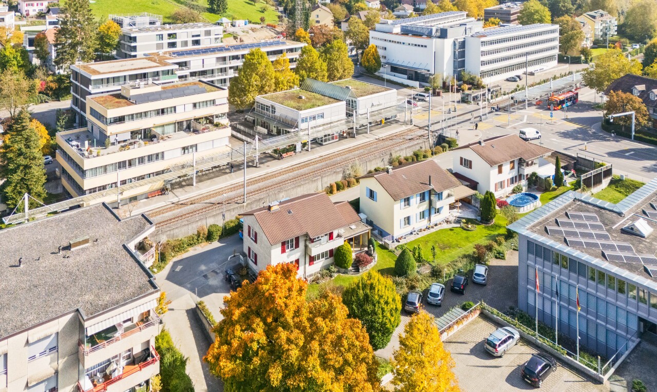 außenansicht mit aerial view