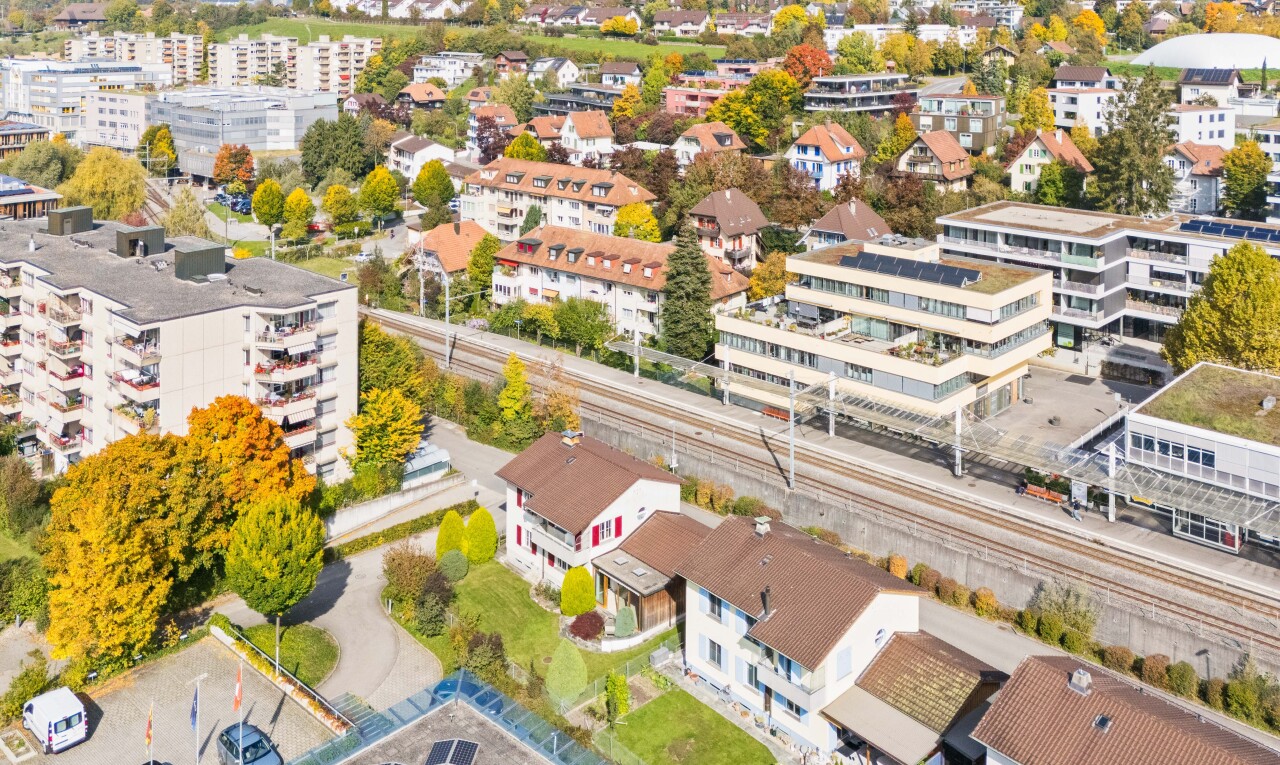 außenansicht mit day time und aerial view