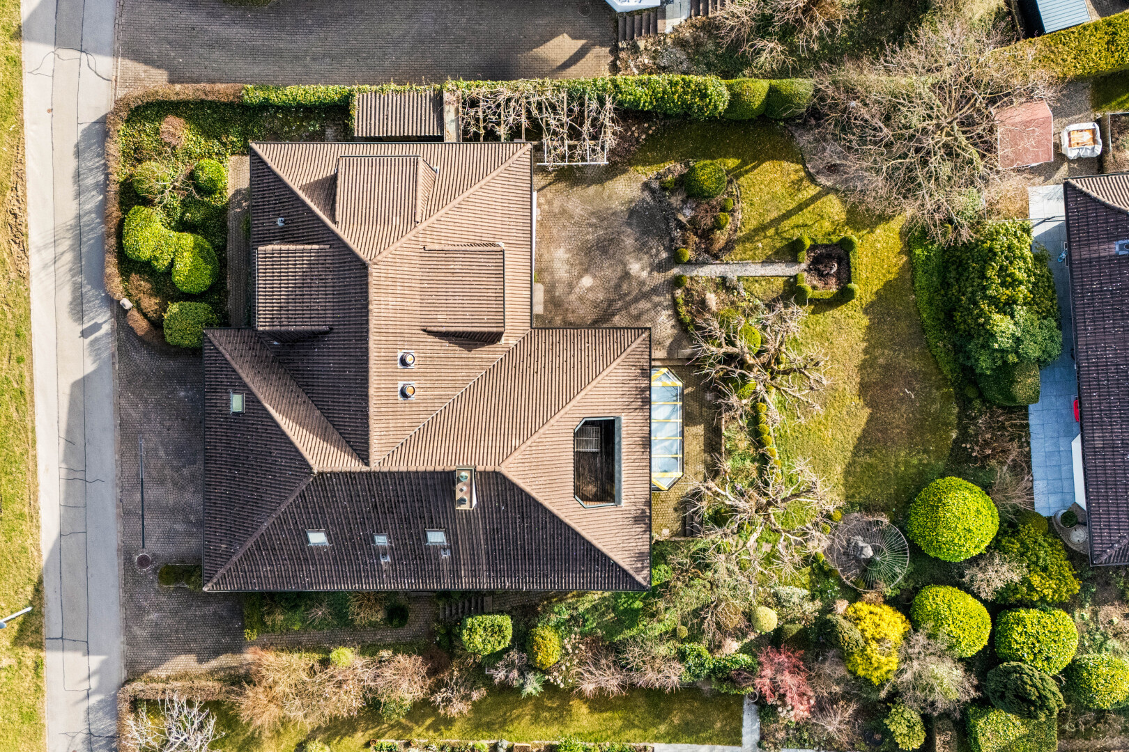außenansicht mit aerial view