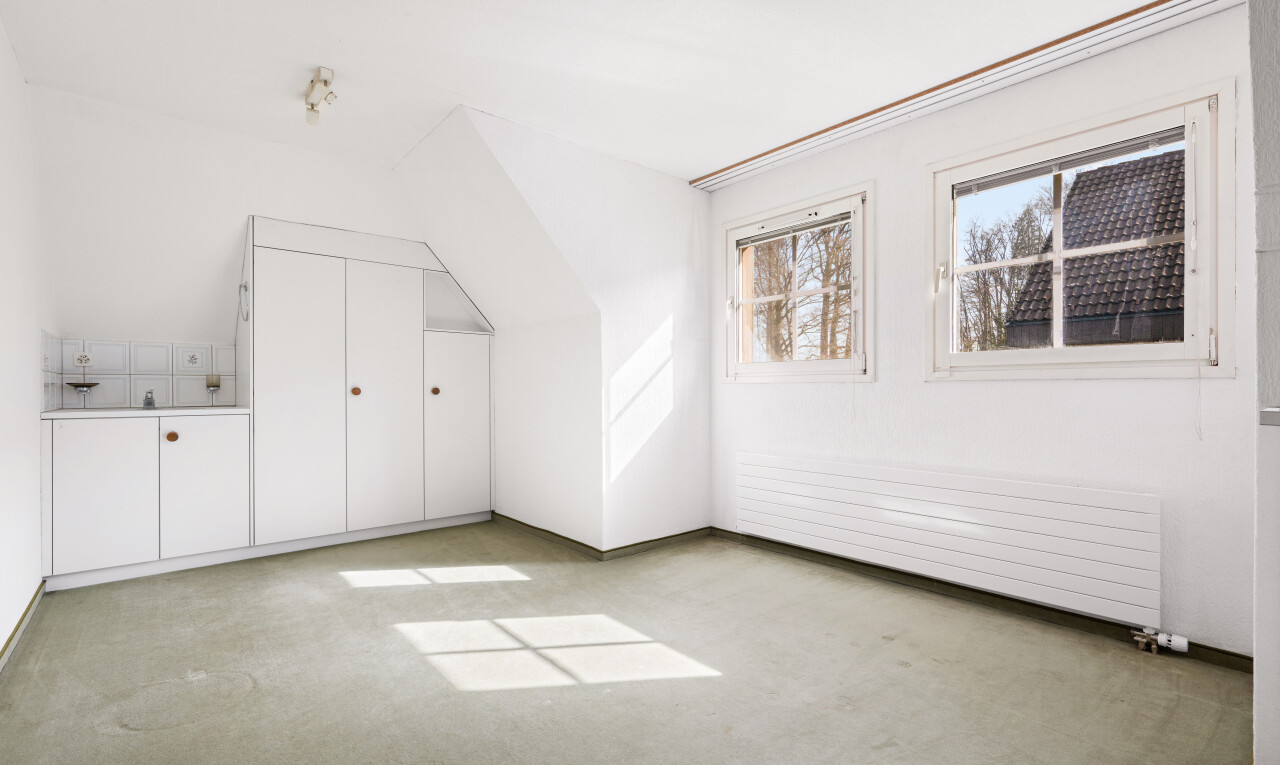 leerer raum mit natürliches licht, natural light, teppich, carpet, und gipskartonwand