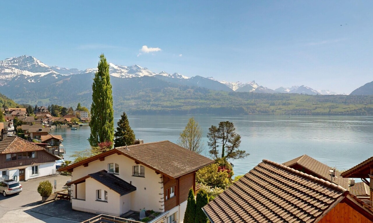 seesicht mit blick auf die berge, mountain view, seesicht, water view, und day time