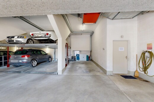 parken mit parkgarage und inside community